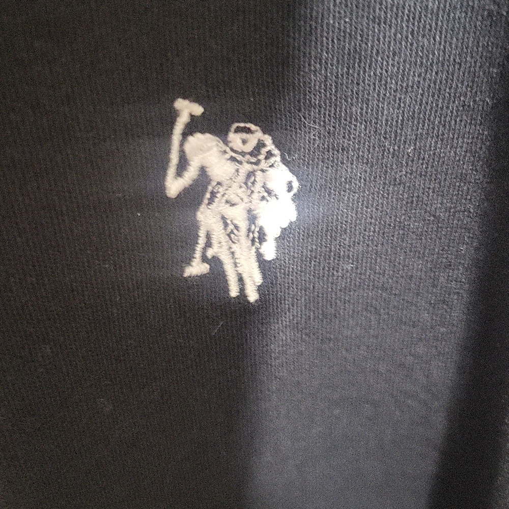 U.S. Polo Assn. Black Men's Polo with Embroidered Logo Size 3xl - Picture 3 of 3